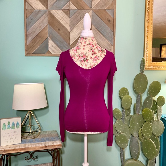 Free People On Rewind Ruffle Sleeve Top XS - Picture 3 of 6